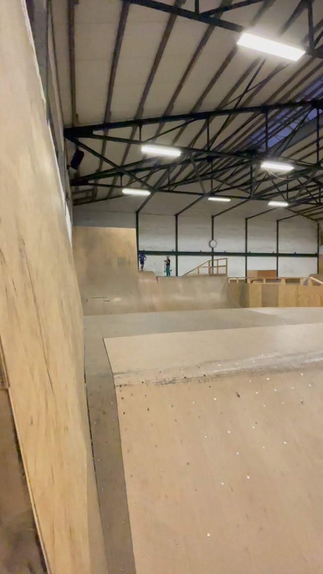 When you finally nail a trick you literally only tried for the first time 10mins before filming this.  That facial expression says it all.