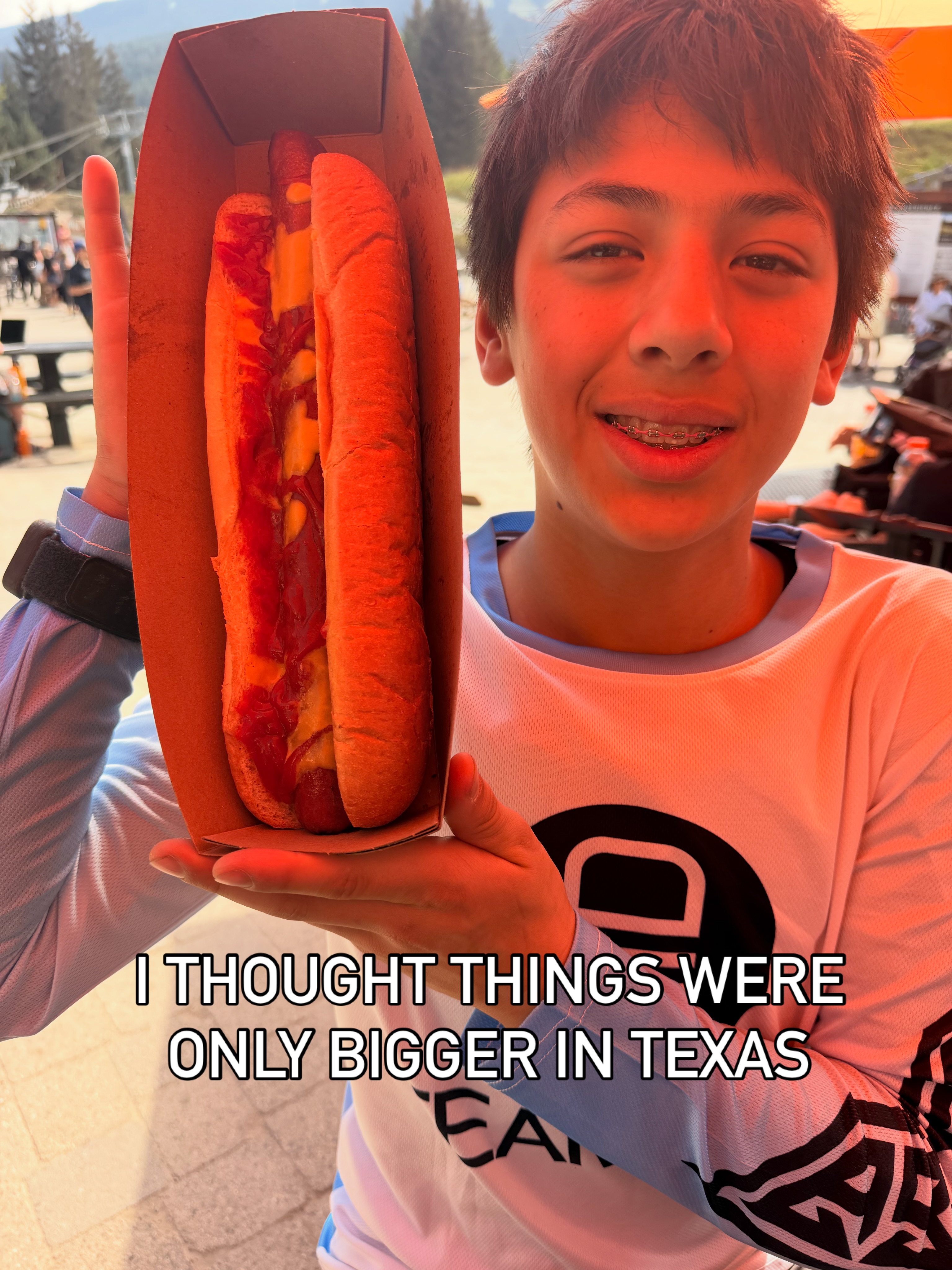 When you order a hot dog but get a footlong sausage