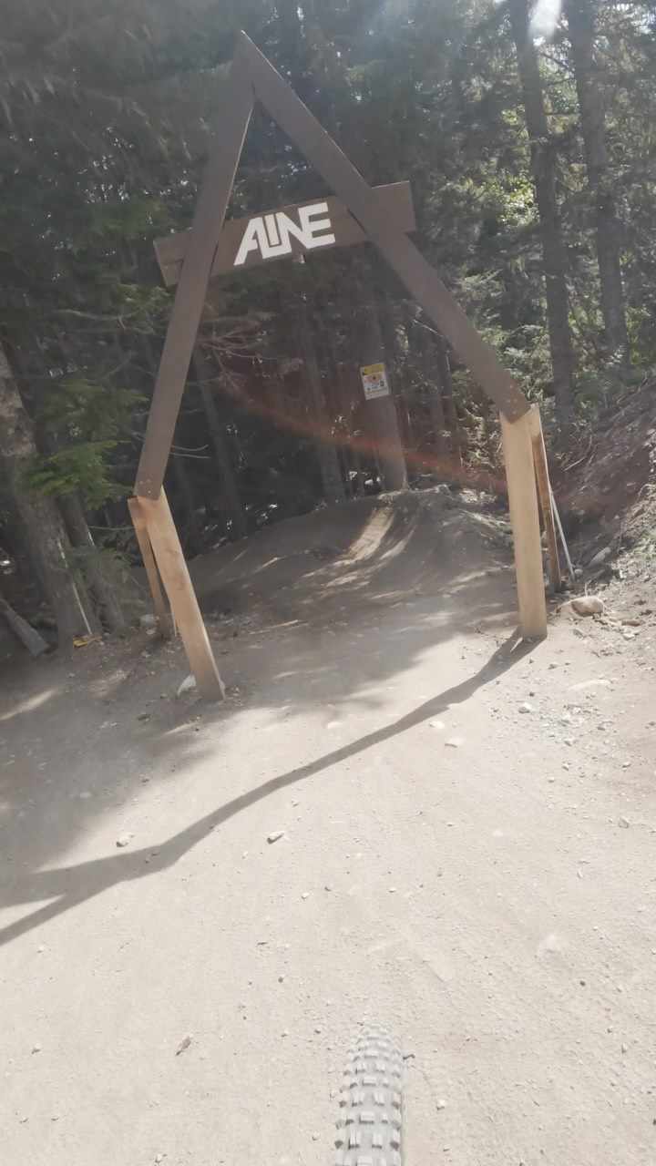 Love the flow of A Line. Has become my daily warm up lap @whistlerbikeprk