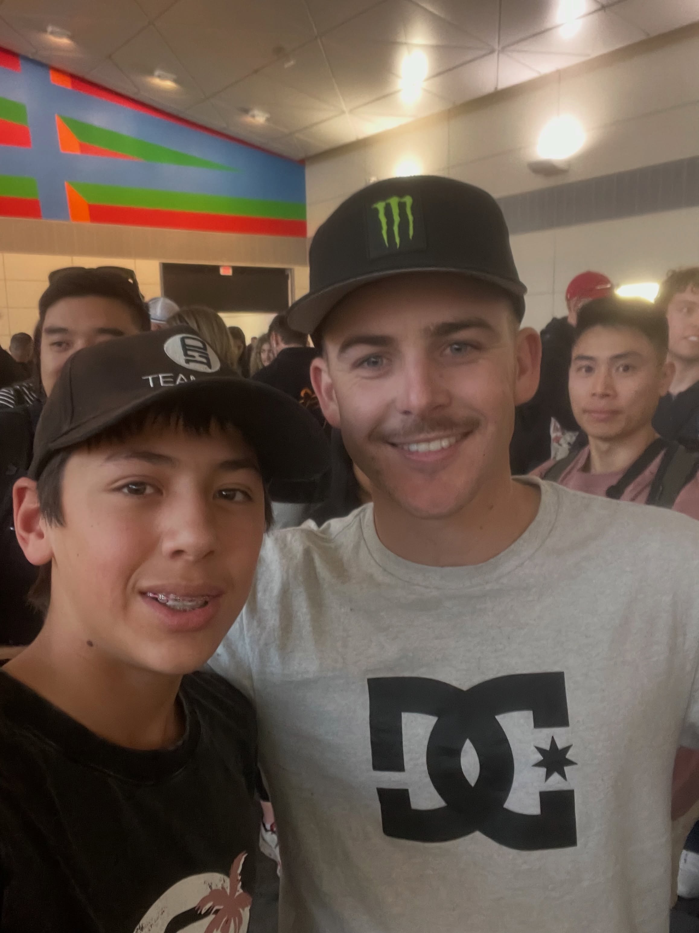 Good luck to @benrichardsfmx and @tomrichards6 this weekend.  Was great meeting you and thanks for taking the time to talk.  #livingthedream
